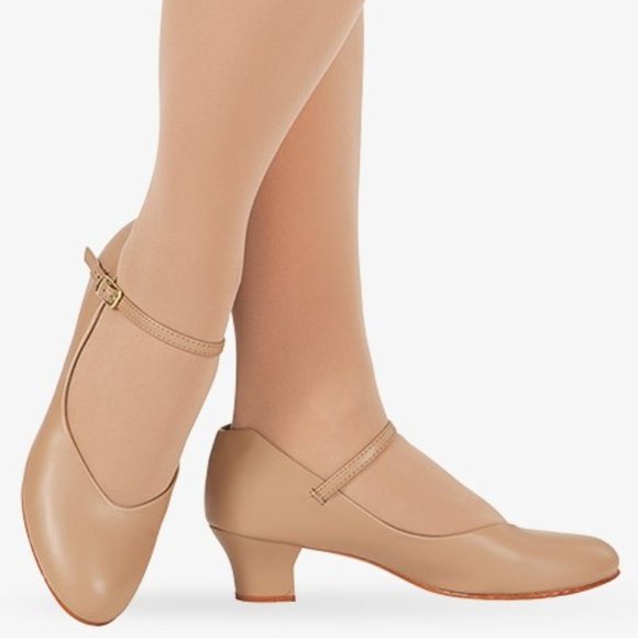 CAPEZIO "Jr. Footlight" Round Toe Mary Jane Pumps NEW IN BOX! - Picture 3 of 11